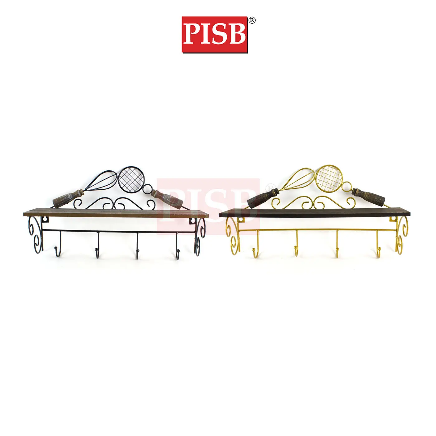 JJ1132/33 Iron Wall Hooks Art Decorative Rack Nordic Bedroom Holder Wall Decoration Clothes Hangers