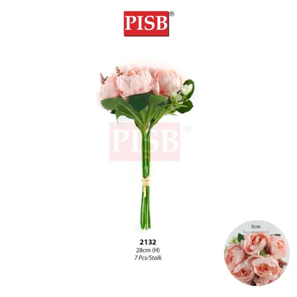 2132/2138/2196 28CM Peony Mix Bush Flower