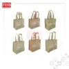 2155-58 (1Pc/Pkt) Jute Window Tote Bag Women Bag Shopping Bag Retail Gift Bag Goodies Bag Wedding Birthday Beg Bag Guni