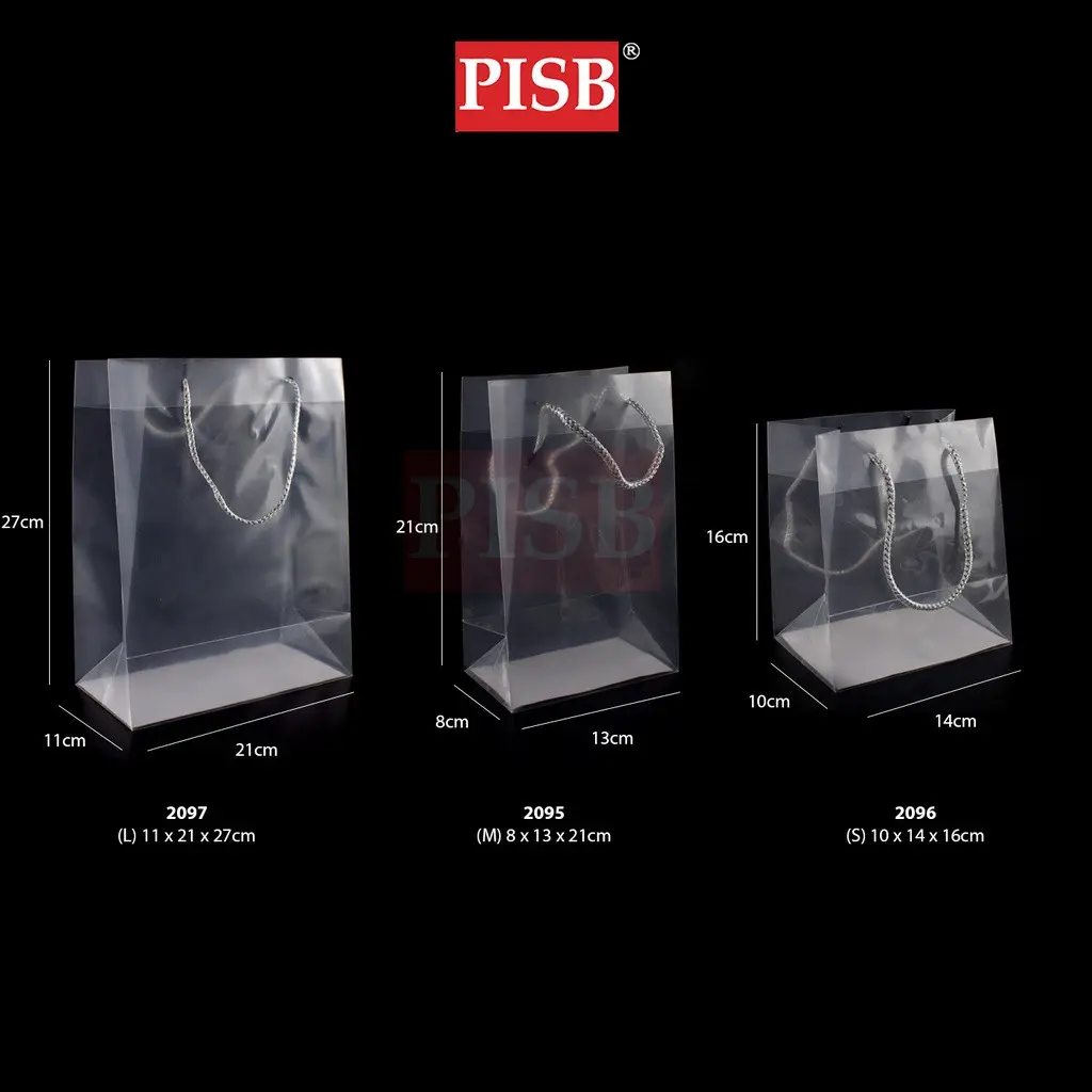 2095-97 (10 Pcs/Pkt) Premium Transparent PVC Gifts Bag