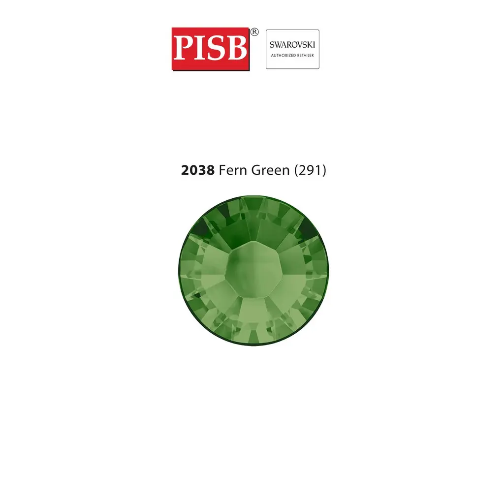 2038 2078 SS10-SS34 SWAROVSKI HOTFIX 291 FERN GREEN
