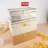 7003-7008 Transparent Wooden Printed Jewelry Box