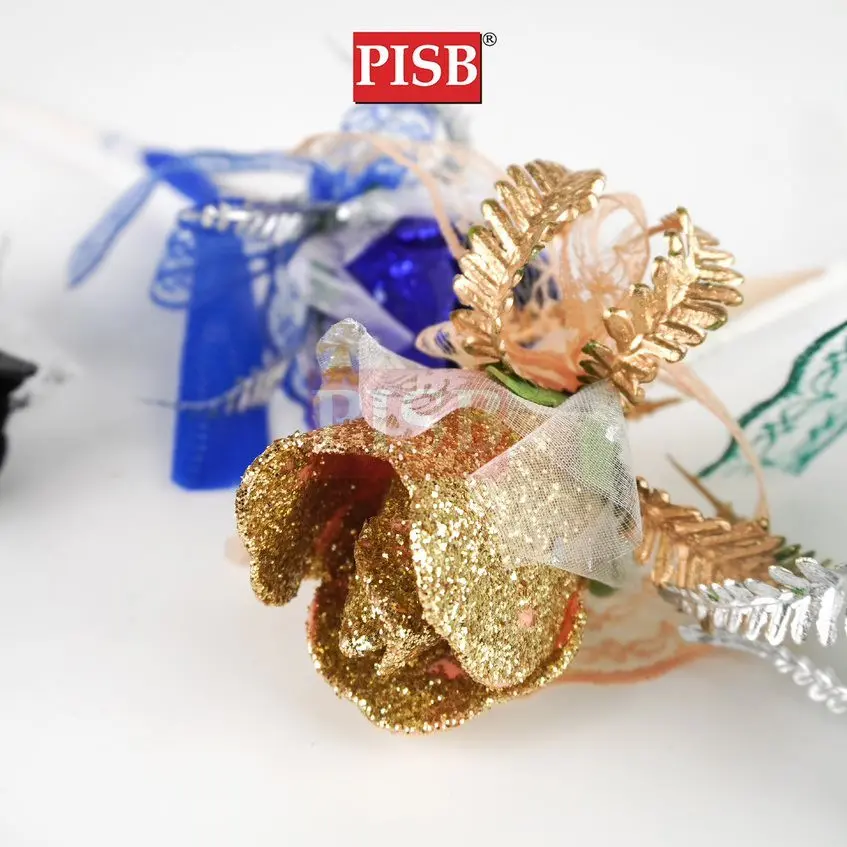 1057 Glitter Egg Flower / Bunga Telur / Bunga Telor / Bunga Telur Murah / Doorgift Tunang Nikah Kahwin (50Pcs/Box) - Image 2