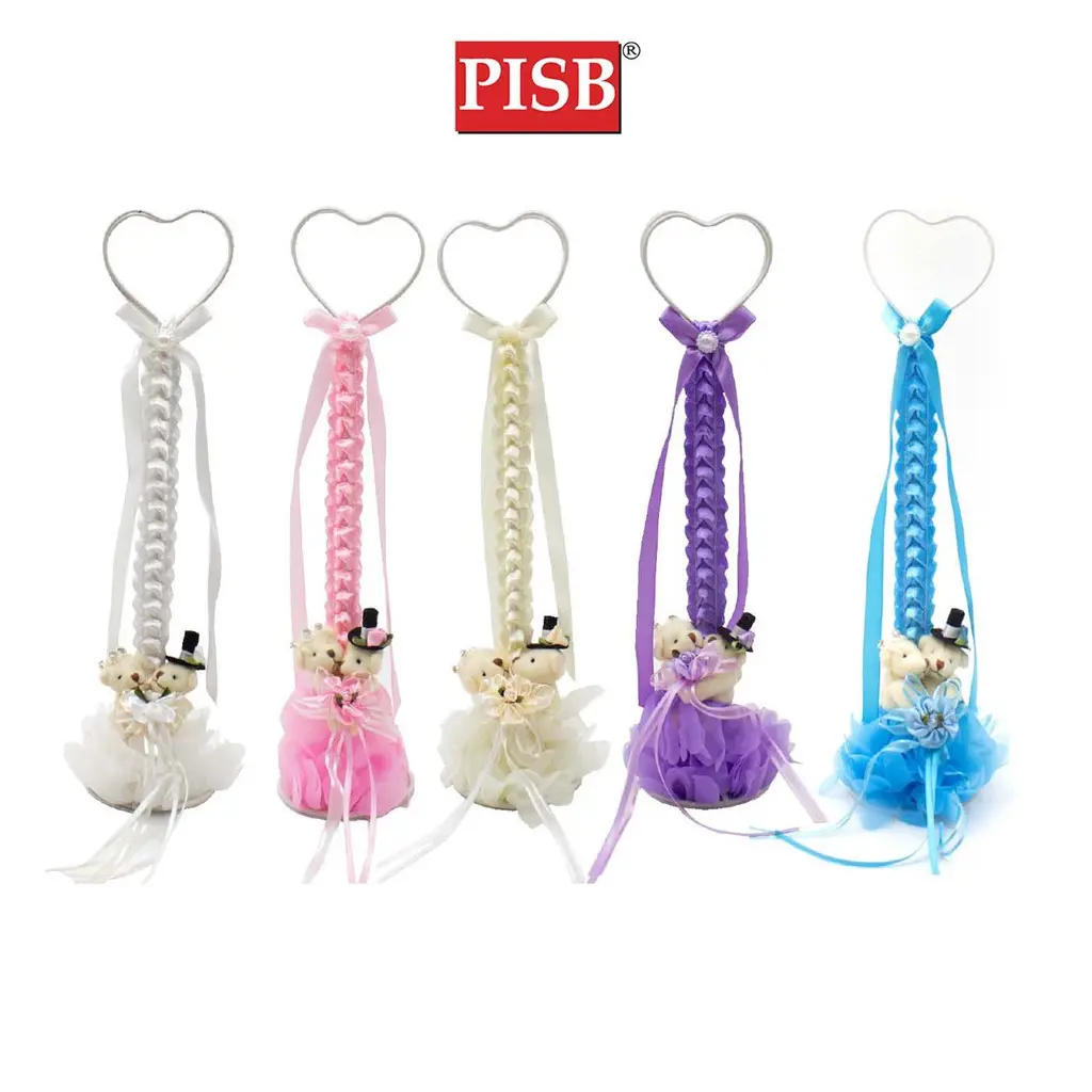 R050118 Table Number Card Holder Stand With Bear