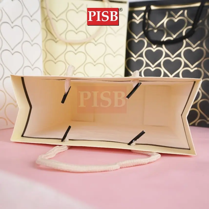 0454/0455 (10Pcs/Pkt) Premium Heart Design Gift Bag Paper Bag - Image 3