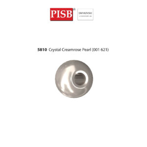 5810 SWAROVSKI CRYSTAL ROUND PEARL 001 621 CRYSTAL CREAMROSE PEARL