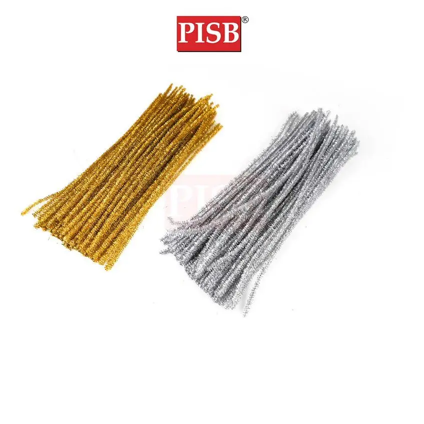 1009 3MM Gold/Silver Premium Tinsel Stems (+/-100Pcs)