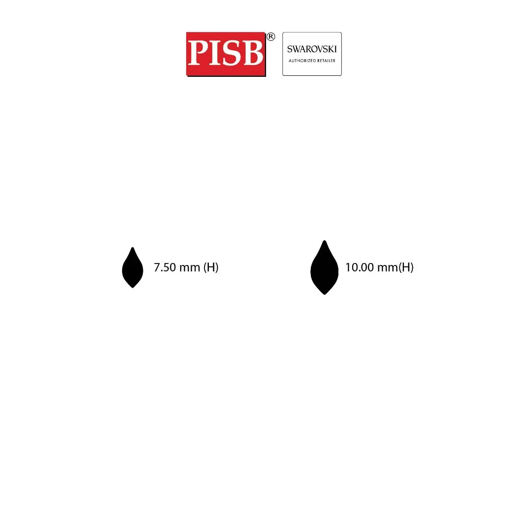 2205 10MM 2PCS SWAROVSKI FLAME FLATBACK RHINESTONES - Image 3