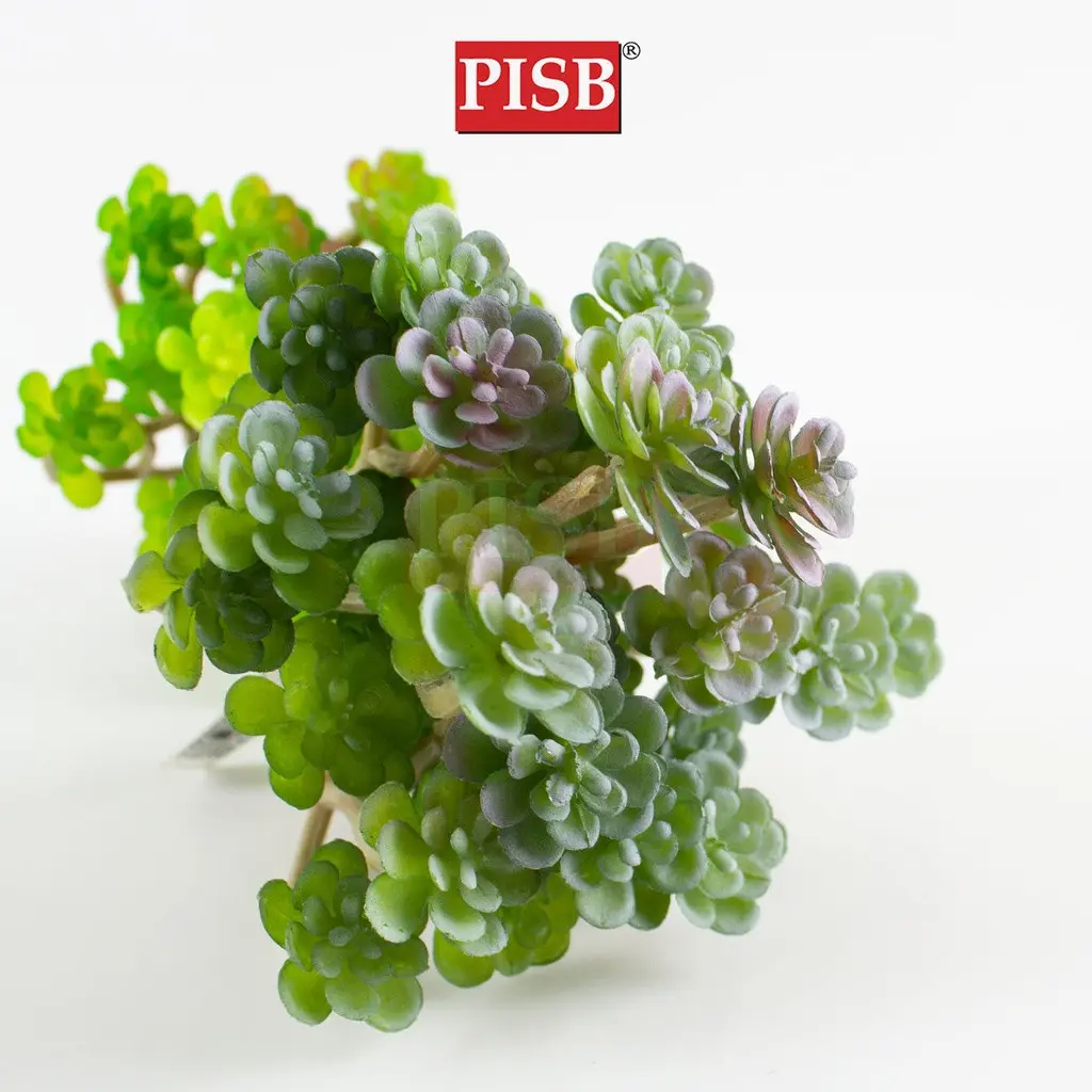 HH2114 14CM Artificial Succulent Stalk / Fake Leaves / Daun Sukulen Tiruan / Home Decoration & Wedding - Image 3