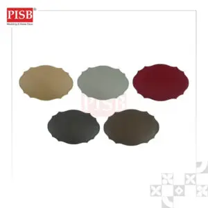 2021 Leather Oval Placemat Dining Table Mat Washable Non Slip Kitchen Tableware Placemat Pelapik Alas Meja