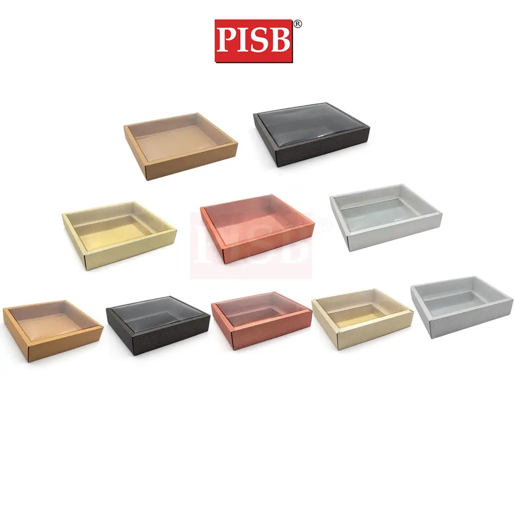 R050353/54 Glitter Transparent Window Gift Box Kotak Hantaran