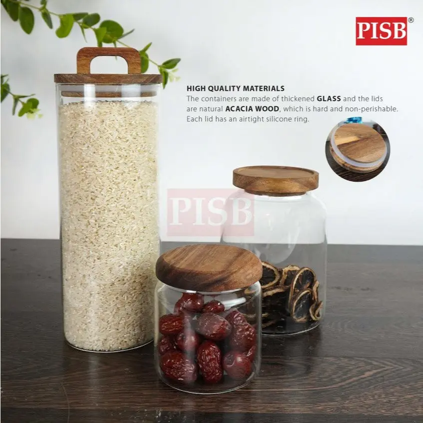 2453-55 Seasoning Bottle Glass Airtight Spice Container Condiment Bottle Jar Bekas Rempah Balang Kaca Kuih Kedap Udara - Image 4