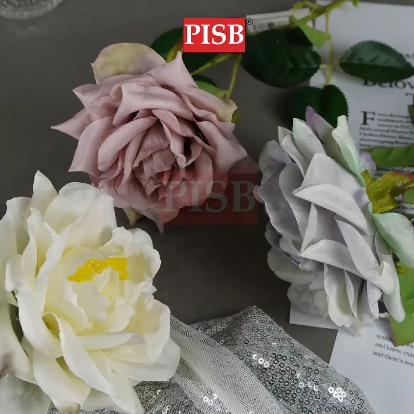 3005 68CM Happy Rose Spray Artificial Flower Bunga Hiasan - Image 5