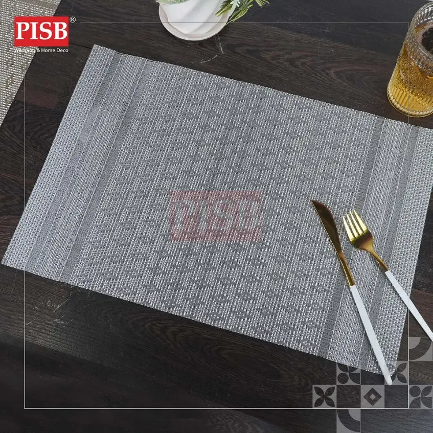 2015-2017 Woven Style Rectangle Placemat Dining Table Mat Washable Non Slip Kitchen Tableware Placemat Pelapik Alas Meja - Image 3