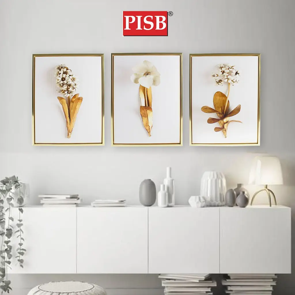 H1042/43 30*40CM State Art Paintings With Golden Frames - Image 5