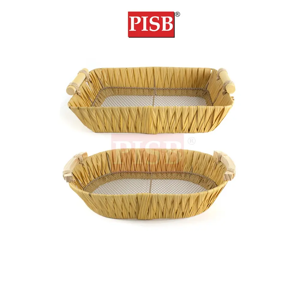 1060/61 Rattan Iron Net Portable Basket