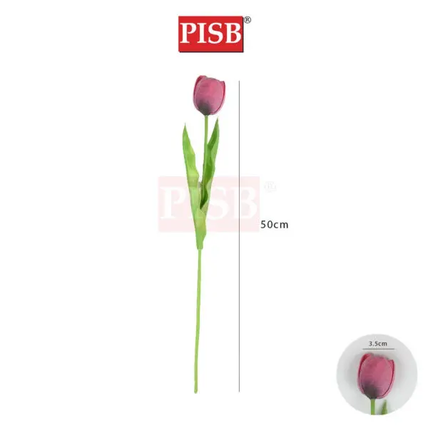 2177 50CM Tulip Spray Flower