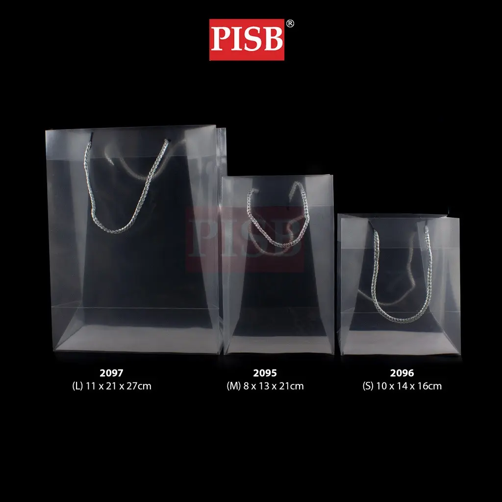 2095-97 (10 Pcs/Pkt) Premium Transparent PVC Gifts Bag - Image 2