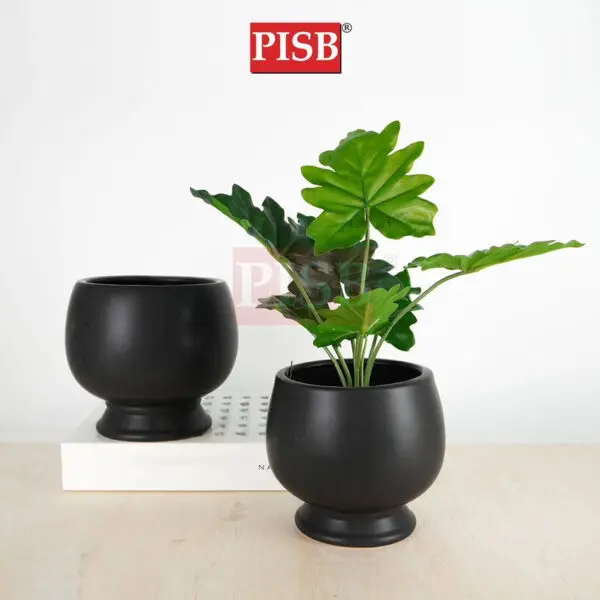 7097/98 White/Black/Gold Ceramic Vase Tree Flower Pot Pasu Seramik Pasu Bunga Bonsai High Quality Vase Home Decor Vase