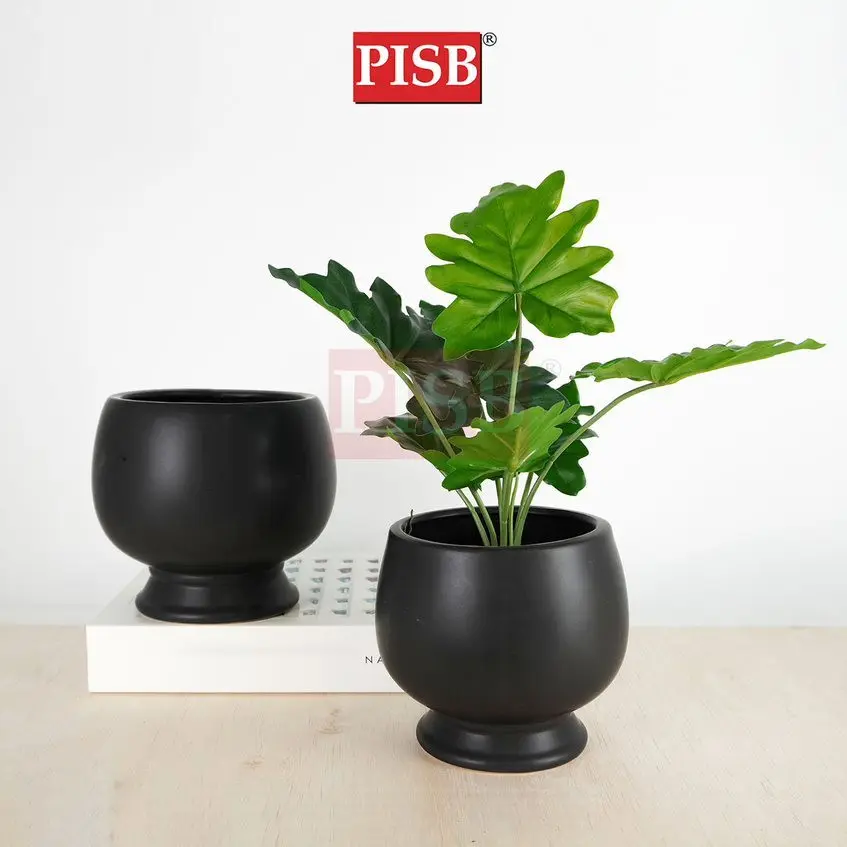7097/98 White/Black/Gold Ceramic Vase Tree Flower Pot Pasu Seramik Pasu Bunga Bonsai High Quality Vase Home Decor Vase - Image 6