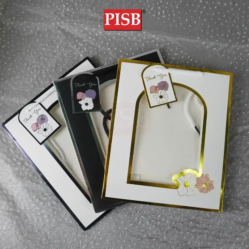 2117/18 (10Pcs/Pkt) Premium Window Transparent Gift Bag Paper Bag - Image 3