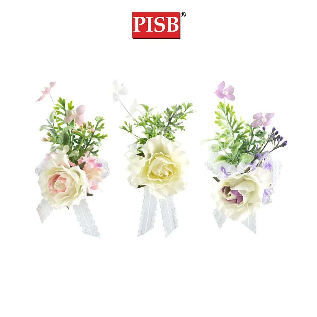 XH2070 Fabric Flower Brooch Pin