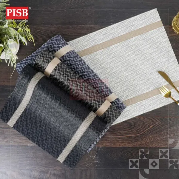 2015-2017 Woven Style Rectangle Placemat Dining Table Mat Washable Non Slip Kitchen Tableware Placemat Pelapik Alas Meja