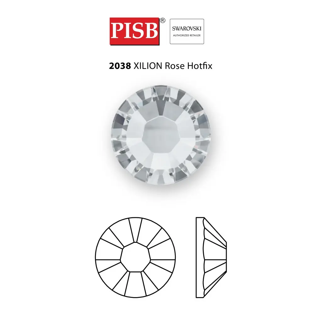 2038 2078 SS10-SS34 SWAROVSKI HOTFIX CLR EFFECT 249 SHIM CITRINE SHIMMER - Image 2