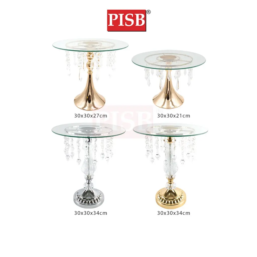 Y030471/72/76 Crystal Wedding Gift Stand Wedding Cake Stand Decoration Birthday Dulang Hantaran Perkahwinan