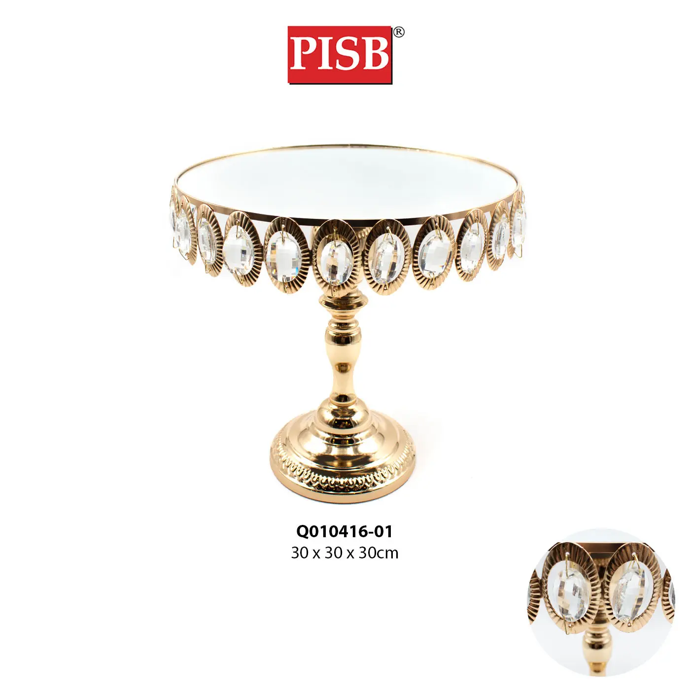 Q010413/14/15/16/17 Crystal Wedding Gift Stand / Dulang Hantaran Perkahwinan - Image 6