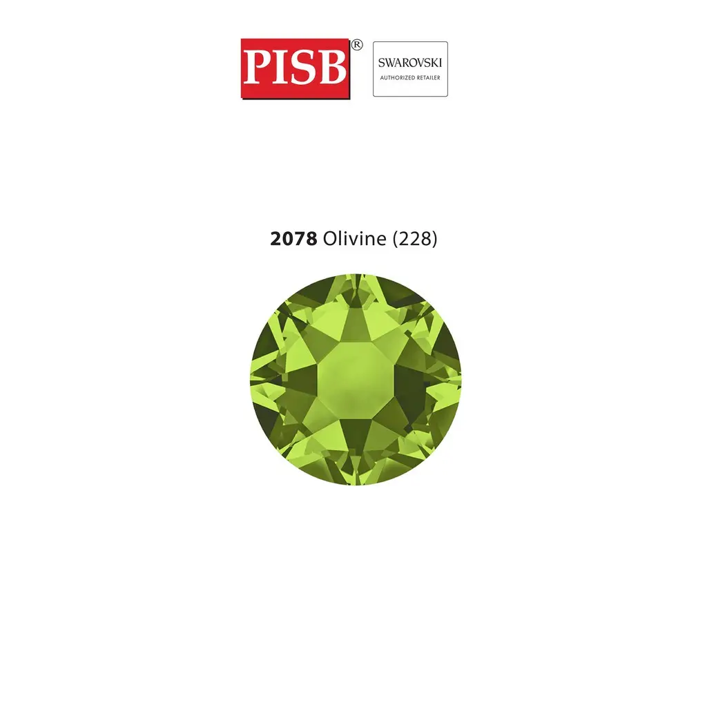 2038 2078 SS10-SS34 SWAROVSKI HOTFIX 228 OLIVINE