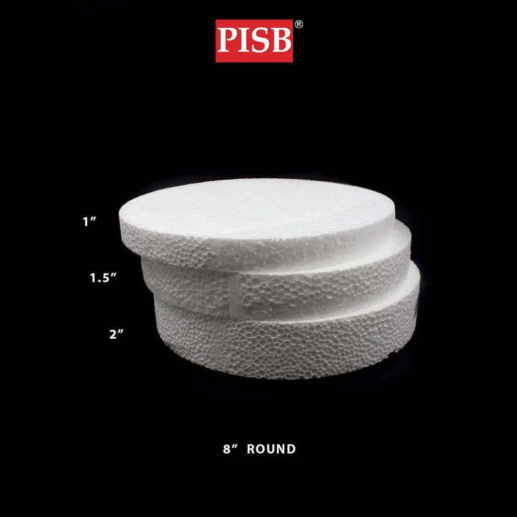J040011/126/53 8"Inch Round Polystyrene Foam / Gabus Dulang Hantaran