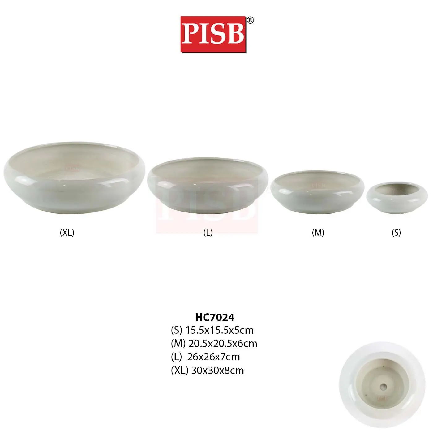 HC7023/24 Hamptons Style White Ceramic Decorations Craft Vase Ornament Pasu Bunga - Image 3