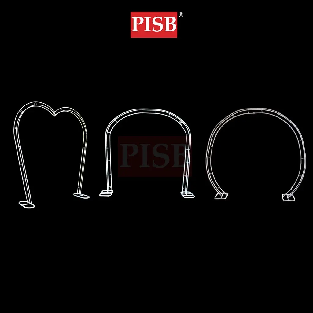 1111-1320 Iron Flower Arch Gerbang Besi Perkahwinan Wedding Arch Party Bridal Garden Decoration