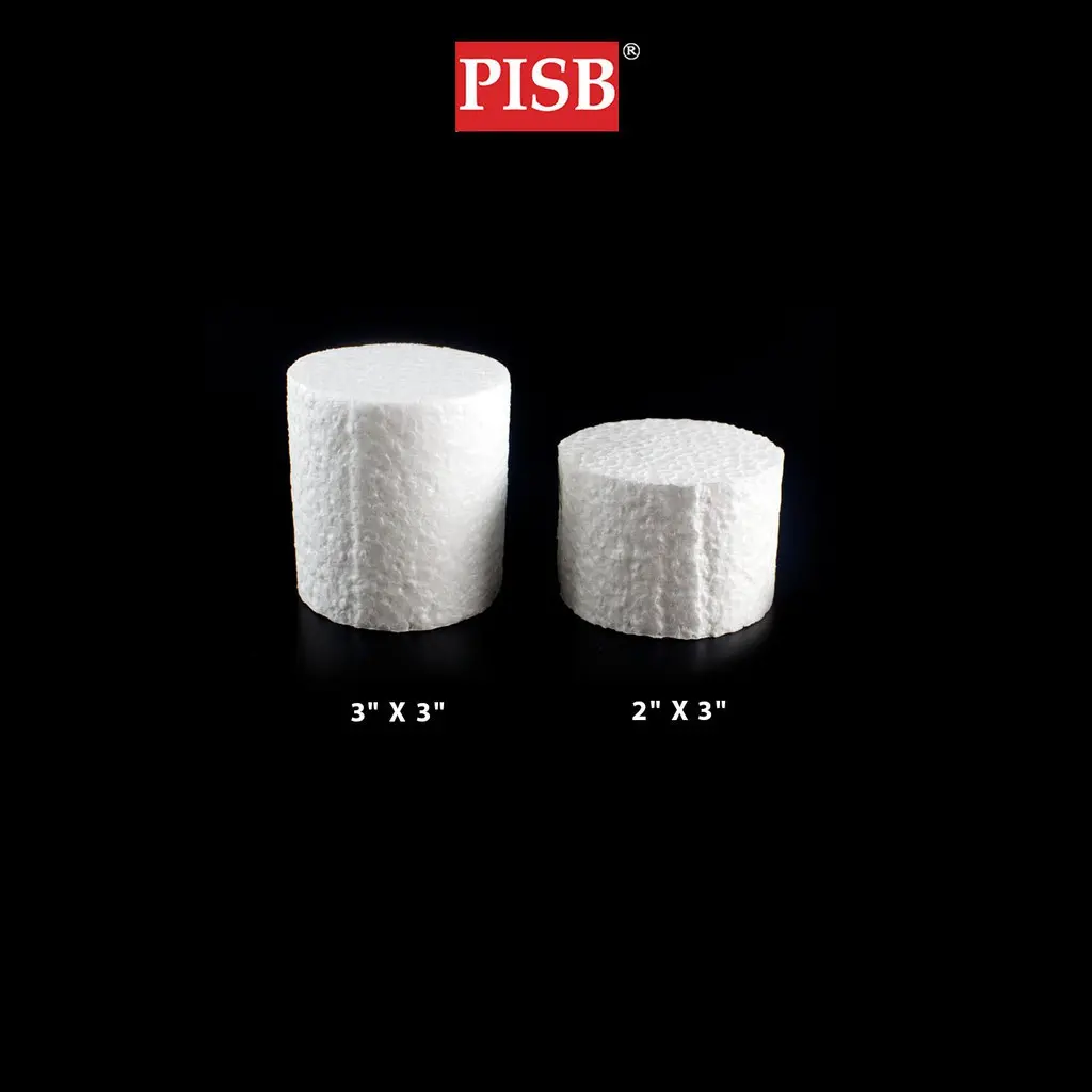 J040206/25 3*2"/3"Inch Cylinder Polystyrene Foam / Gabus Dulang Hantaran