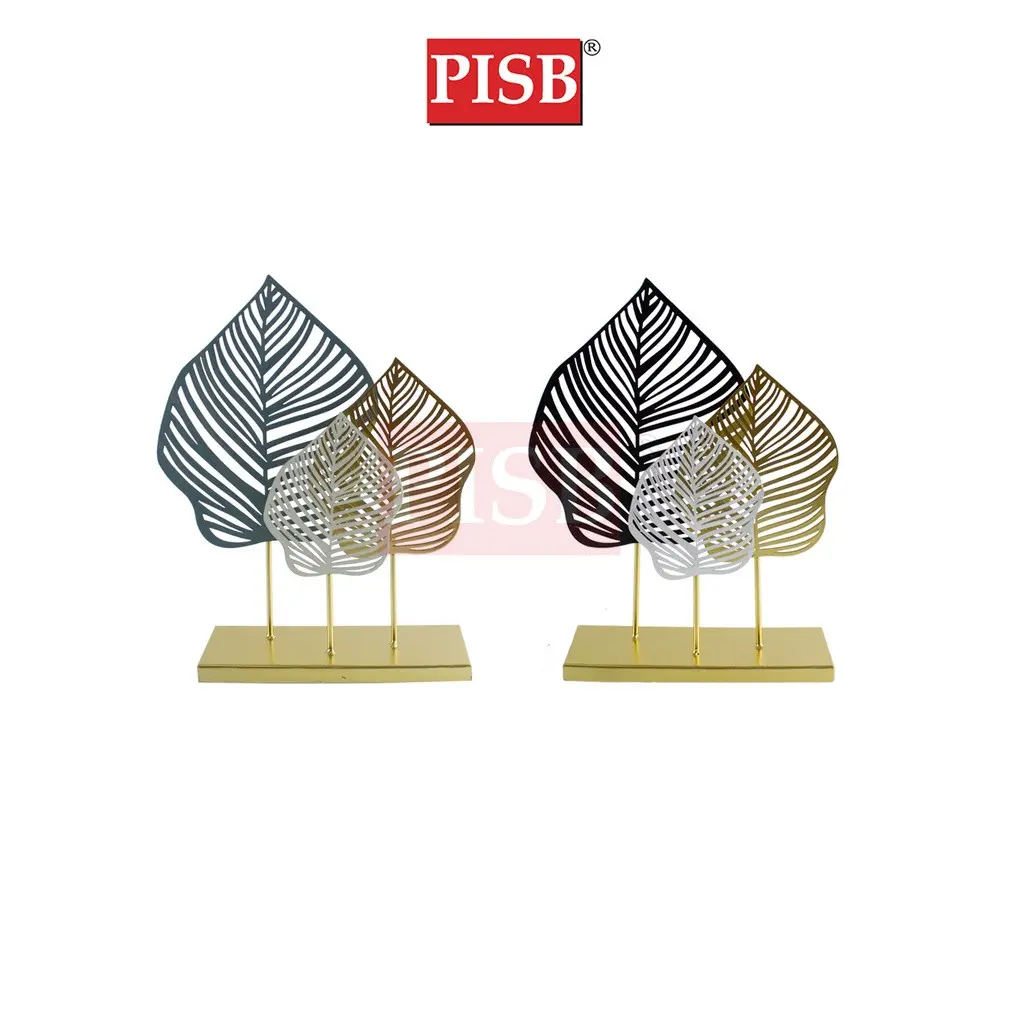 2192 Nordic Modern Style Golden Leaf Desktop Crafts Art Decoration