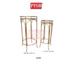 2308 Wooden Top Round Table Stand Meja Hiasan Rumah Home Living