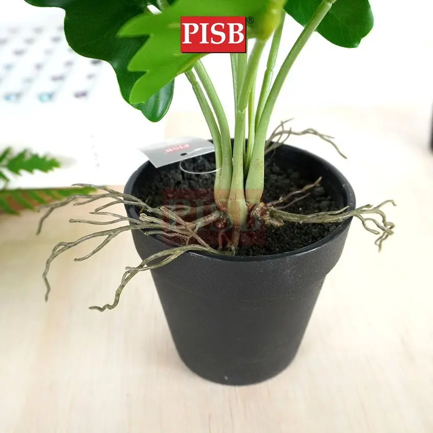 3048-57 Mini Plant/Artificial Plant/Mini Bonsai/Artificial Tree/Pokok Hiasan Viral/Pokok Monstera/Home Decor Plant - Image 6