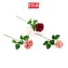 2146 44CM Single Head Velvet Rose Flower