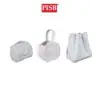 6297-99 White Ceramic Decorations Craft Vase Ornament Pasu Bunga