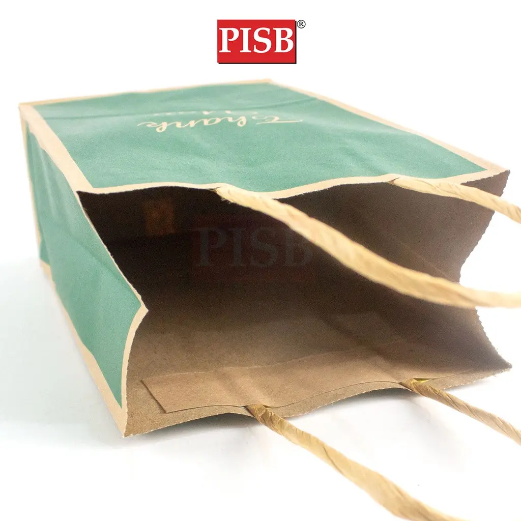 2087/2102/2103/2115/2116  (10Pcs/Pkt) 12*7*21CM Flower Design Plain Color Paper Bag - Image 2