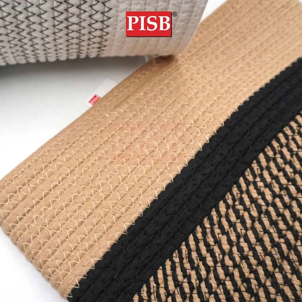 0416-0418 Storage Organizer Jute Basket - Image 2