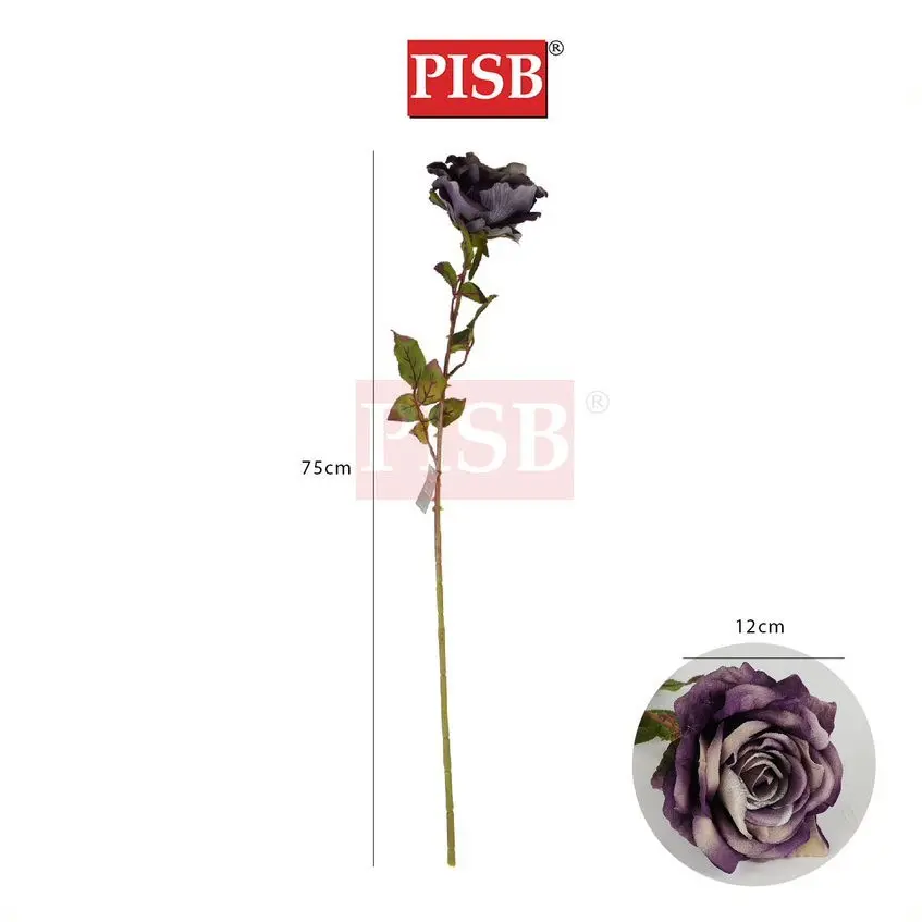 3010 75CM Wild Rose Spray Artificial Flower Bunga Hiasan - Image 2