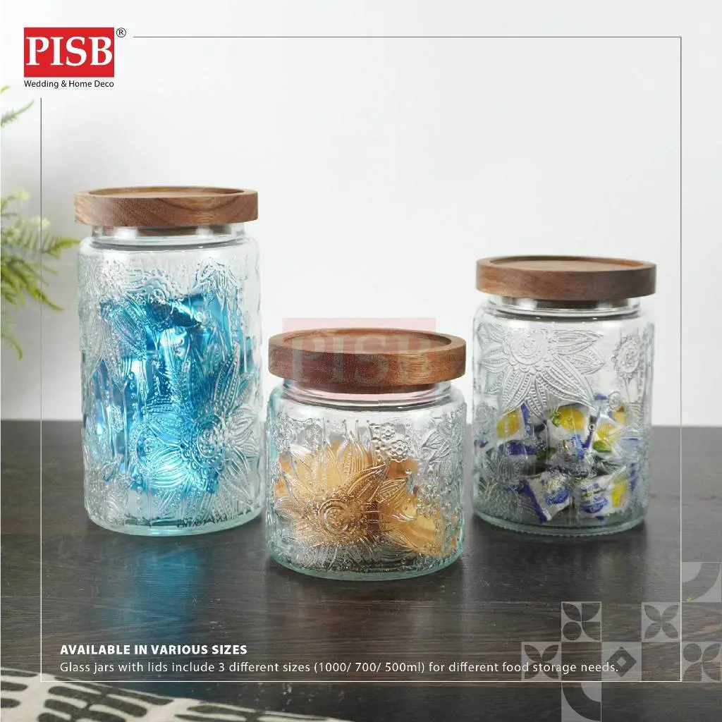 2411-2414 Seasoning Bottle Glass Airtight Spice Container Condiment Bottle Jar Bekas Rempah Balang Kaca Kuih Kedap Udara - Image 4