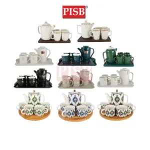 1203-11 Plain/Vintage Tea Set With Plate