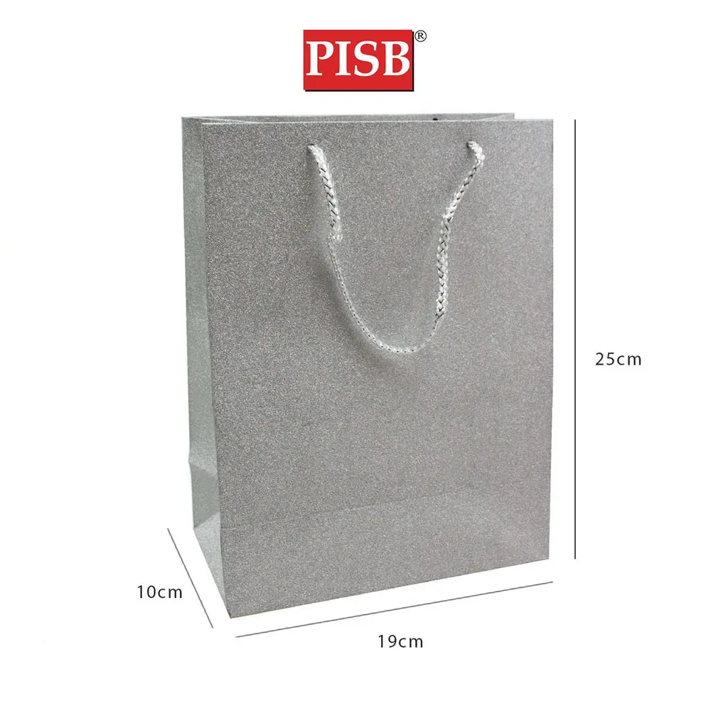 R050321 Large Glitter Paper Bag (10Pcs/Pkt) - Image 2
