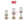 1123 Transparent Crystal Glitter Candle Stand Candlestick