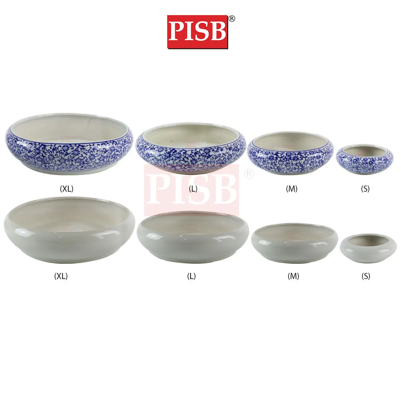 HC7023/24 Hamptons Style White Ceramic Decorations Craft Vase Ornament Pasu Bunga