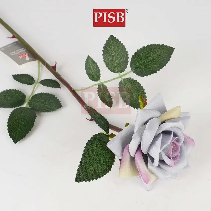 3004 56CM Velvet Diamond Rose Spray Artificial Flower Bunga Hiasan - Image 3