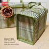 2032-35 Bamboo Bag Picnic Woven Basket Rattan Grass Foldable Bamboo Basket Handwoven Storage Basket Beg Buluh Rotan - Image 6